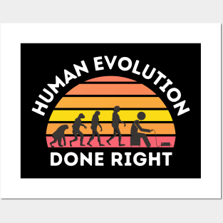 Human Evolution done right - Gamer Posters and Art